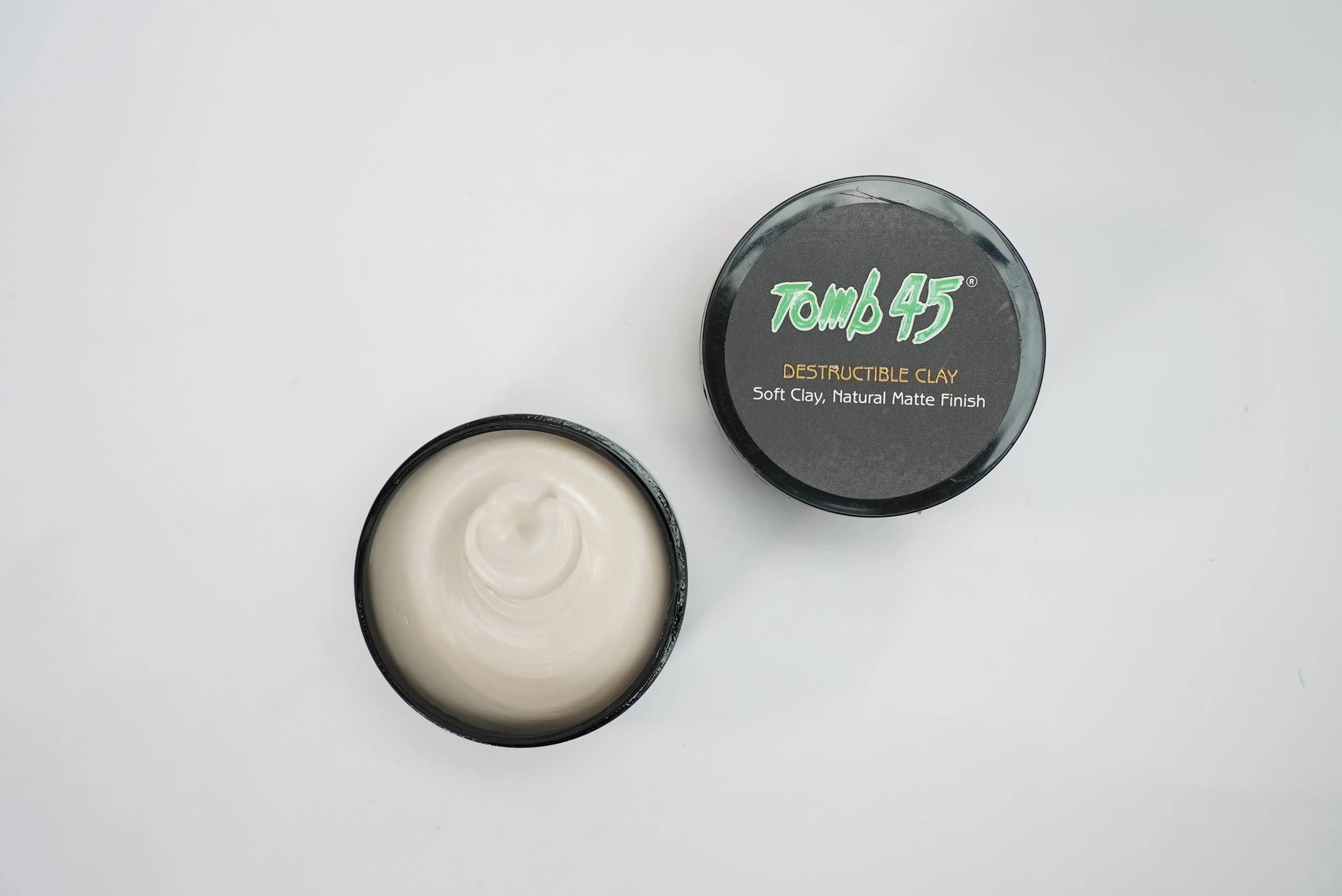 Tomb45 Destructible Clay, Soft Matte Clay for Hairstyling Tomb 45
