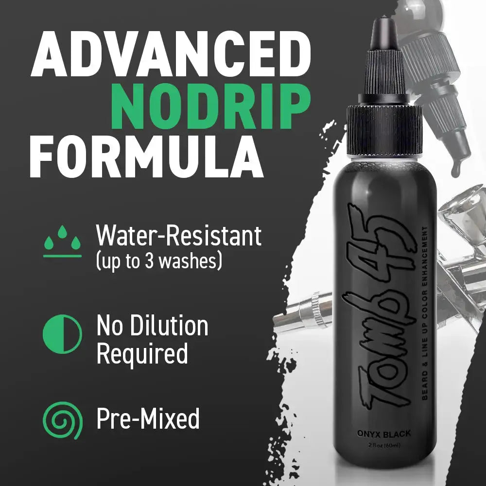 Tomb45™️ No Drip Enhancement Color (choose from 2 colors) for Beard & Line up by Tomb45 Tomb 45