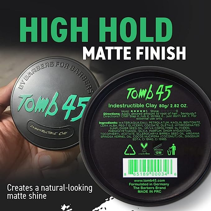 Tomb45® Indestructible Clay, High Hold with Matte Finish