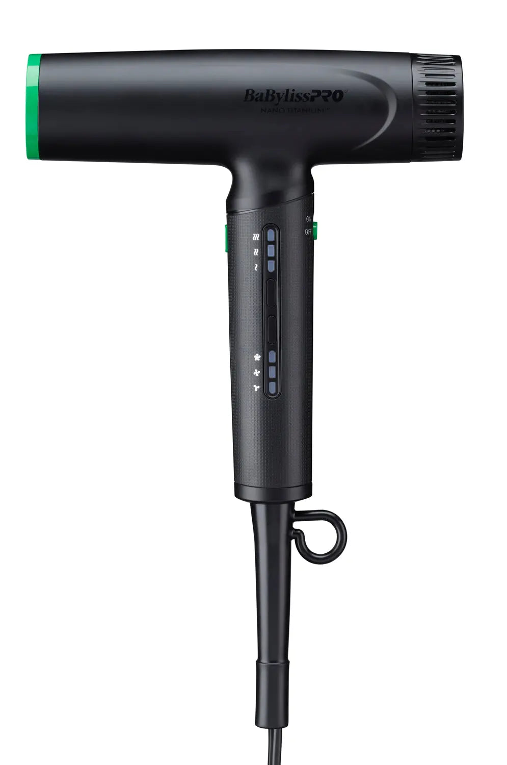 Babyliss® Nano Light Ionic Dryer - Black/Green - Tomb 45