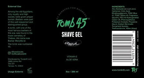 TOMB45 SHAVE GEL Tomb 45™️