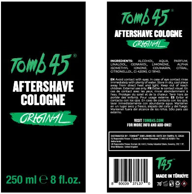 Tomb45® Aftershave/Barber Cologne Tomb 45