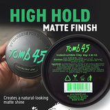 Tomb45 Indestructible Clay, High Hold with Matte Finish